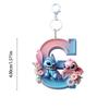stitch acrylic cute keychain cartoon flat 2D stilt English letters ornament doll cartoon birthday gift halloween