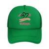 Double Heart Leopard Glitter  Mesh Baseball Cap Hip Hop