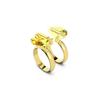 Swarovski Lucent Ring Magnetic Women Rings Yellow 5621074