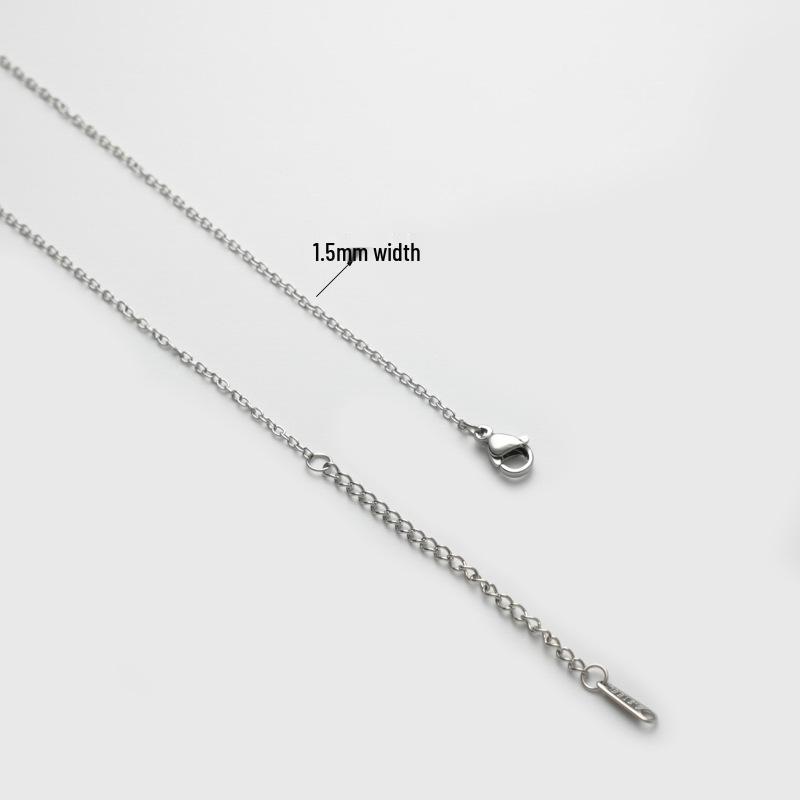 Collana per clavicola in acciaio inossidabile placcato oro, senza pendente, inossidabile, finitura oro 18 carati