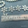 3.5cm Alloy Snowflake Embellishments for DIY Christmas Hair Accessories - Gold & Silver
