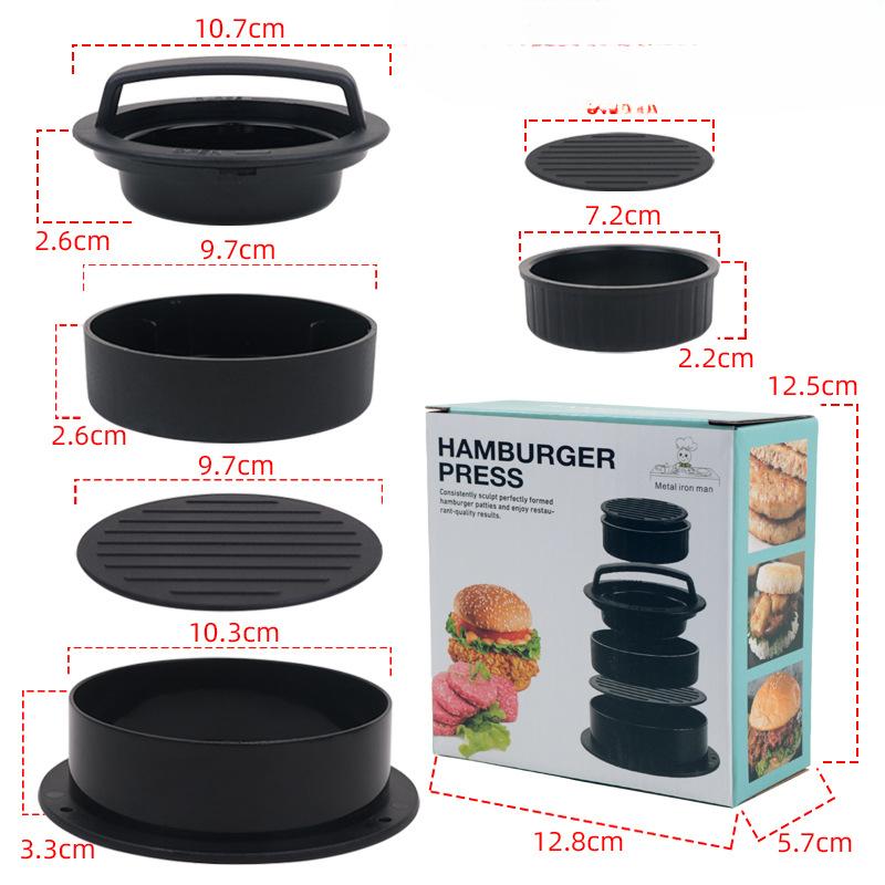 Hamburger-Patty, Hähnchen-Hamburger-PattyHome Hamburger-Patty Fleisch-Patty Sandwich-Presswerkzeug Rindfleisch-Patty Frühstücks-Patty-Maker