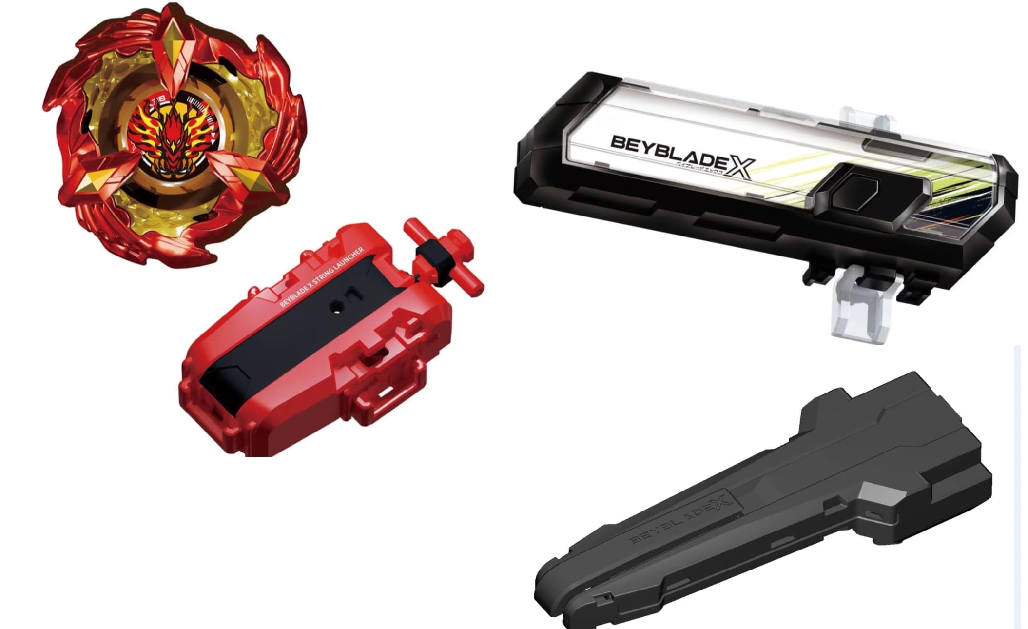 

(Set of 3) BX-23 Starter Phoenix Wing 9-60GF + BX-09 Beyblade Battle Pass + BX-11 Grip
