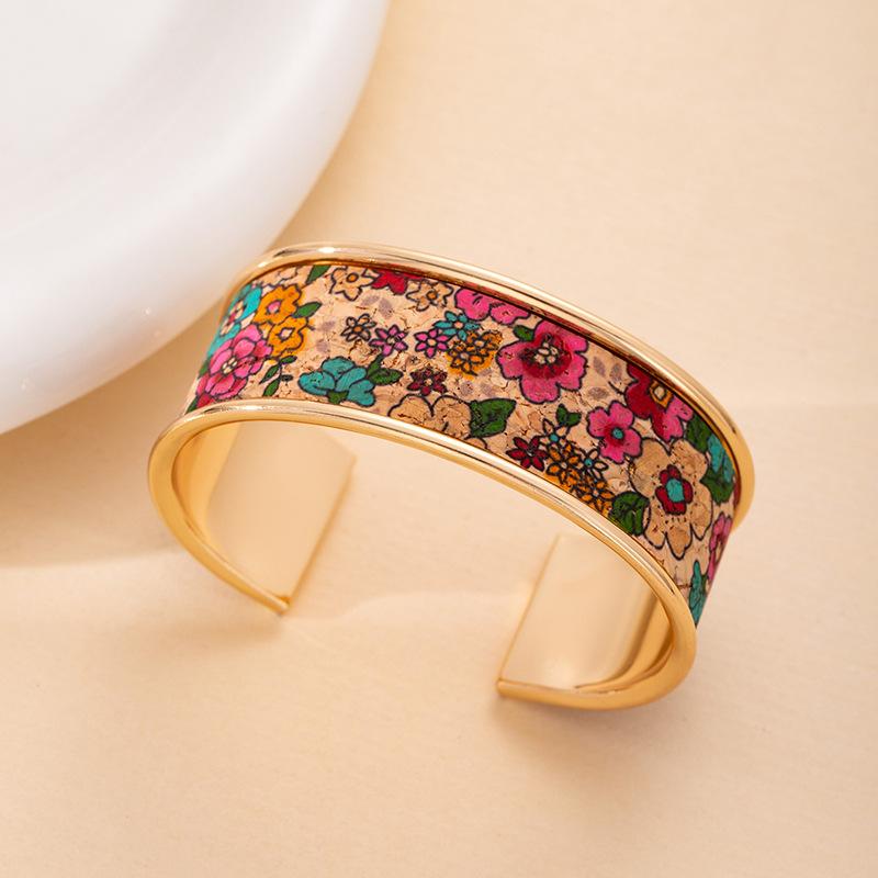 Colorful Graffiti Open Bracelet - High-end Men's and Women's Wristband - Unique Ethnic Style Accessory