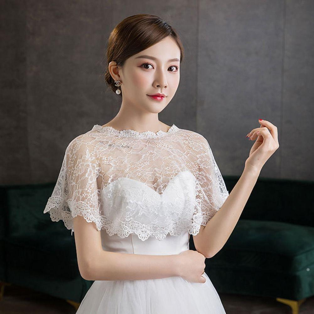Retro Lace Cover Up Tops Elegant Lace Neckline Shirt Cover Fake Collar  Evening Party Costume
