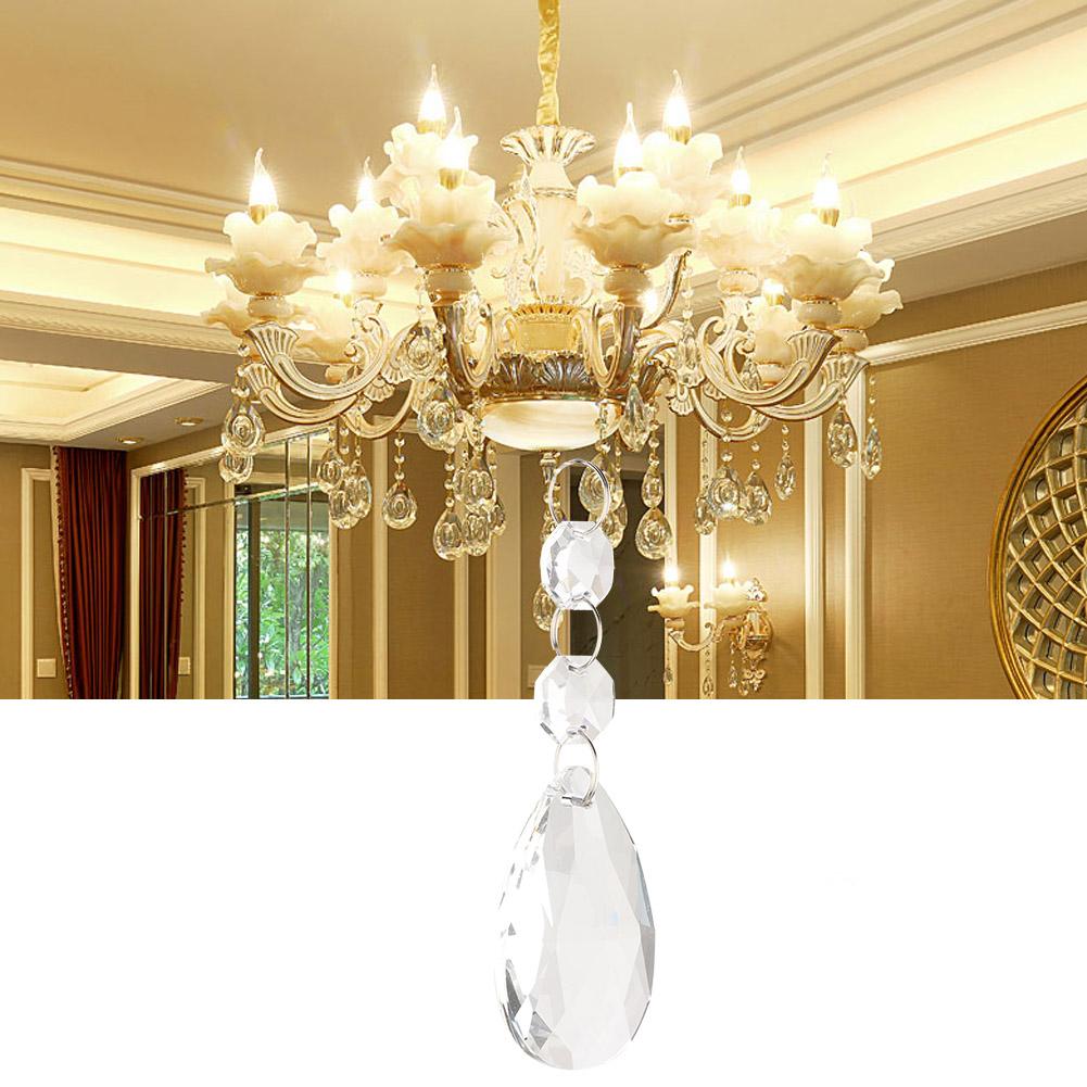 1Pcs Transparent Crystal Glass Hanging Strings Craft Decoration Accessories(#2)
