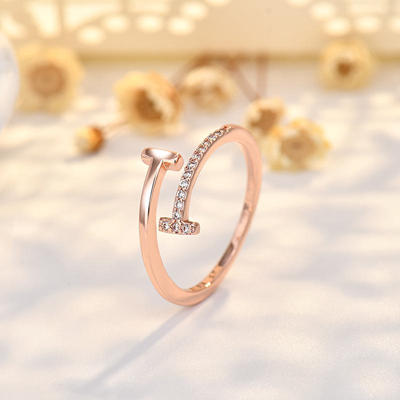 

Ins Style Простое кольцо в форме сердца Женское легкое роскошное кольцо на указательный палец Новое кольцо на хвост Sense