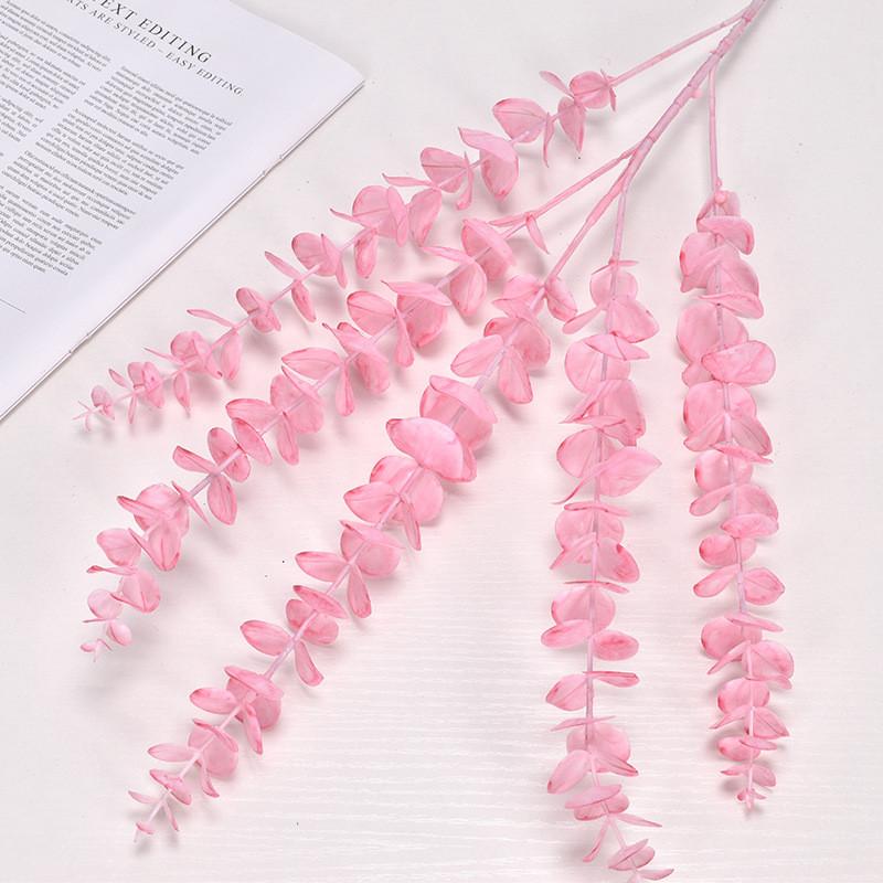 Eucalyptus Fake Leaves For Wedding Hall Decoration And Photography Props In Vibrant Colors