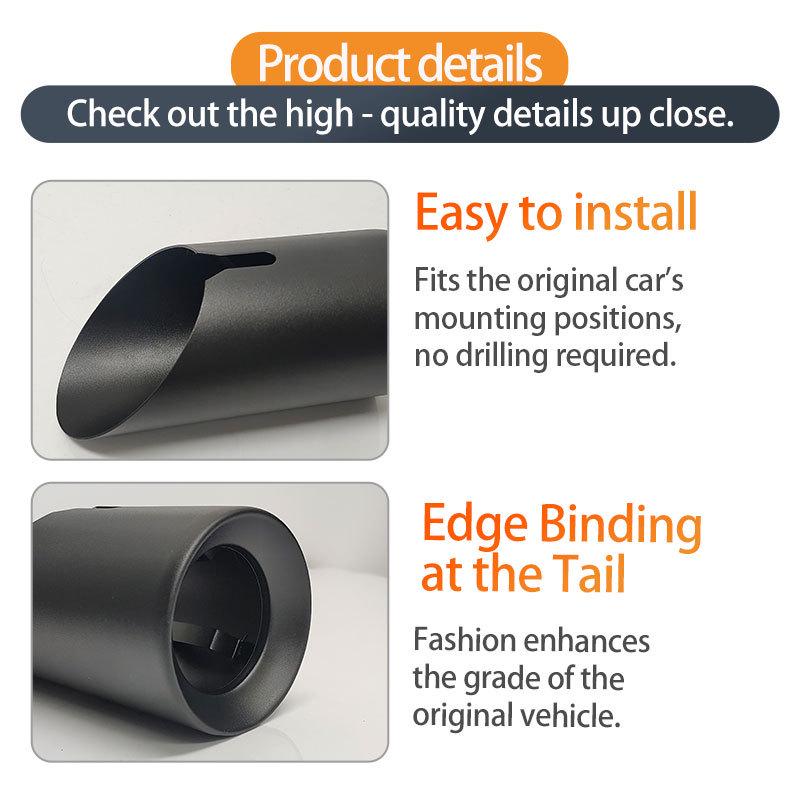 Stainless Steel Sandblasted Muffler Tailpipe for 2018-2019 BMW 3 Series 320Li/330Li