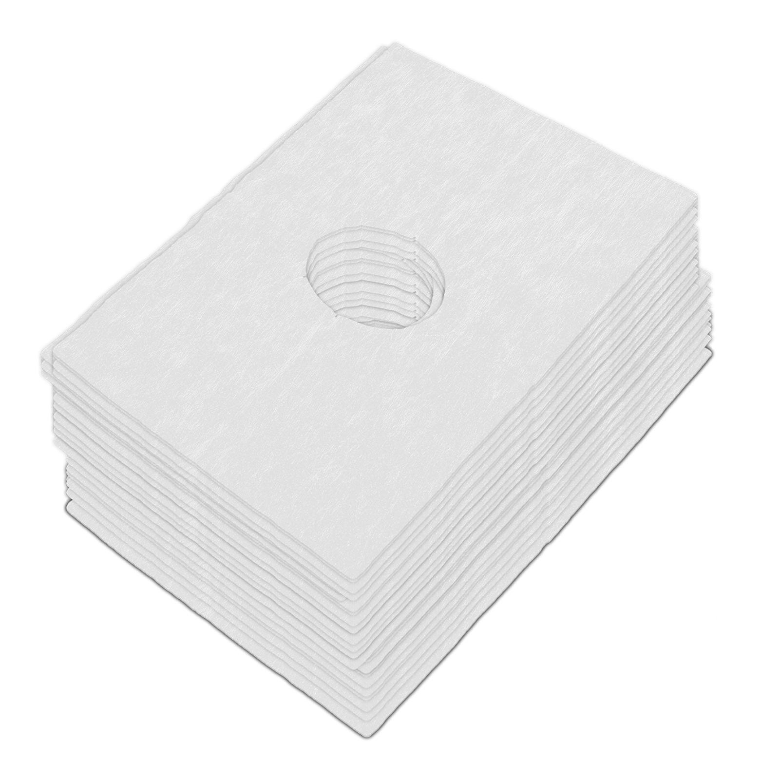 

200 шт. Одноразовые чехлы для подголовника с круглым отверстием из нетканого материала, чехлы для лица для массажного стола