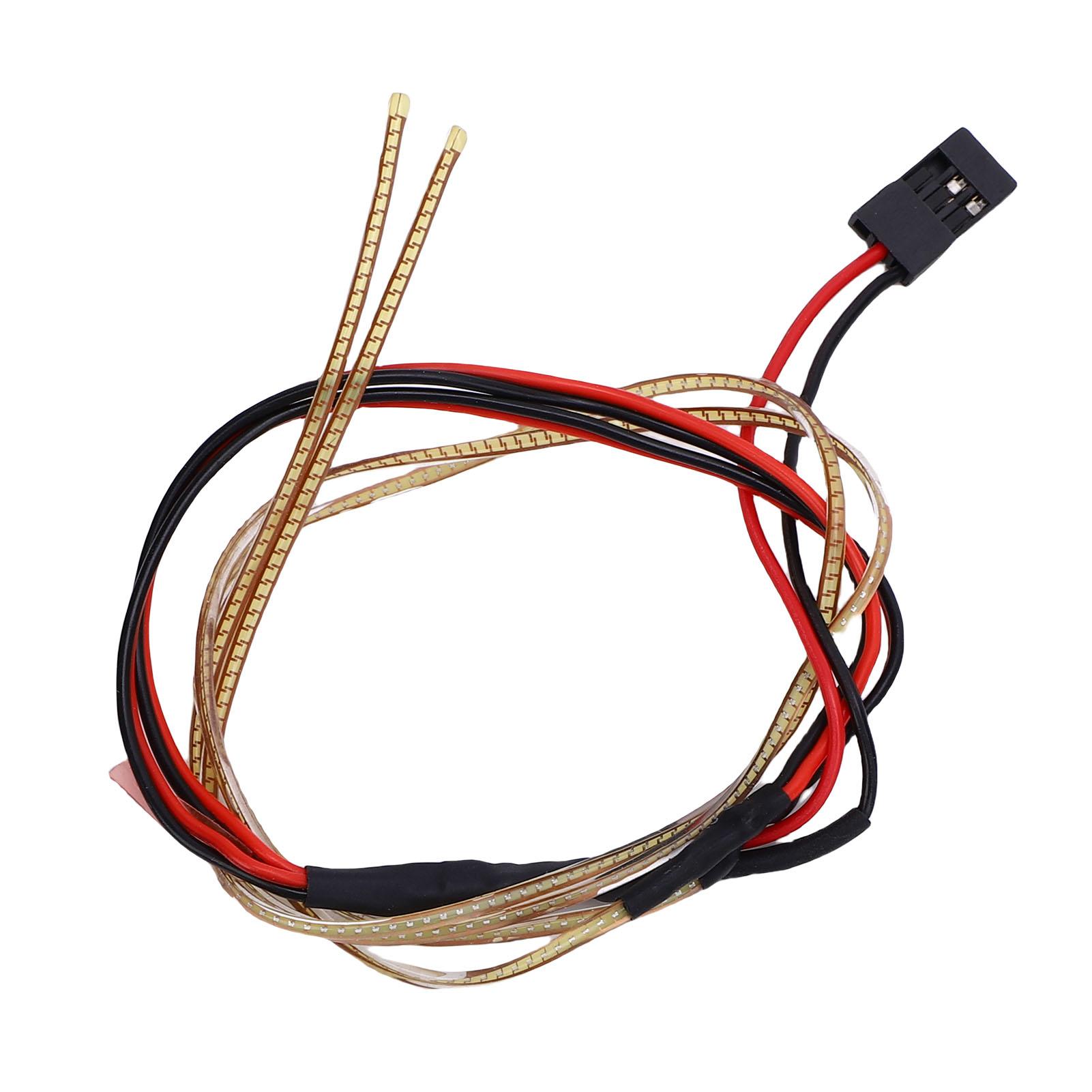 

RC Car Decorative Light Strip Fit for SCX24 1 24 1 18 High Simulation Flexible Cuttable for Model Car Red Blue синій