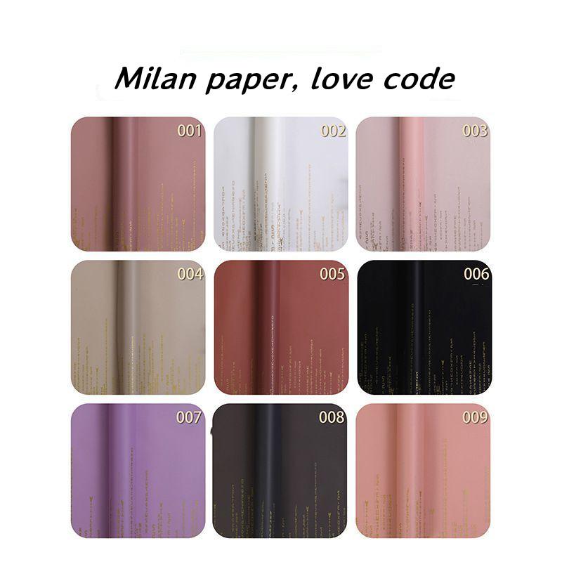 

Водонепроницаемая упаковочная бумага для цветов Love Code: Идеально подходит для цветочных композиций mixed 20pcs