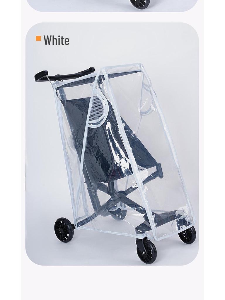Little Tiger Stroller Rain Cover Windshield - Warm, Dustproof, and Weather-Resistant T18.