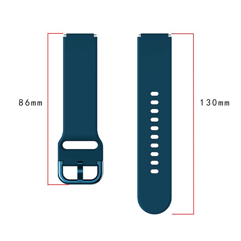 Xiaomi Watch 18mm Silicone Band for Huawei B5, Honor S1, Garmin 4S, Samsung