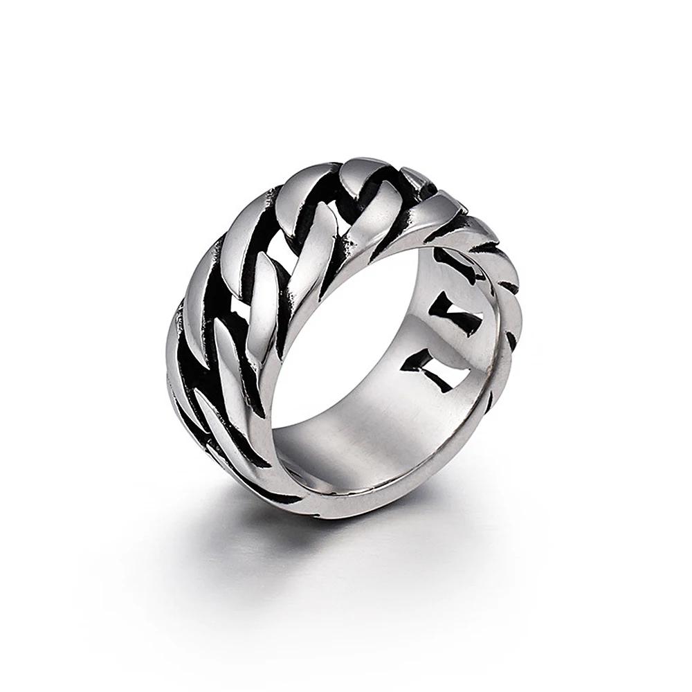 Fashion Polished Stainless Steel Rings For Men Women Classic Simple Square Finger Ring Wedding Party Jewelry Gifts Dropshipping