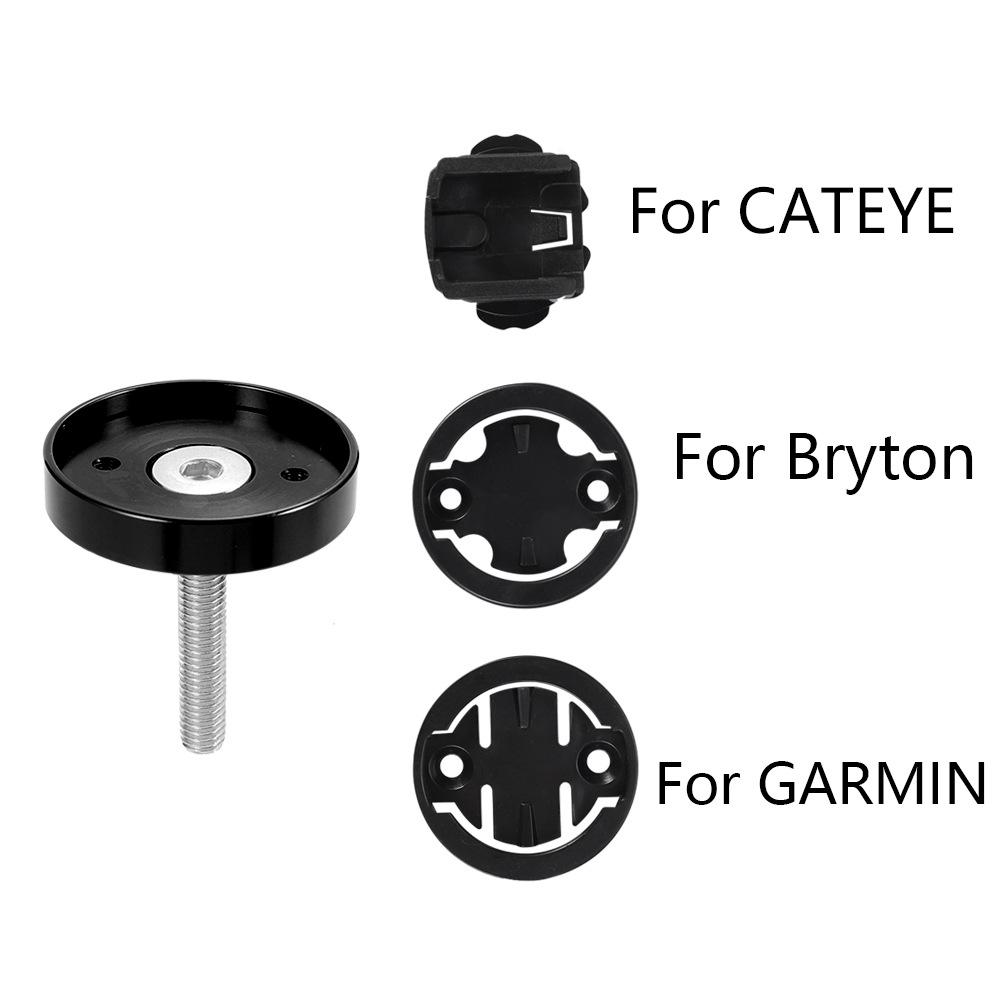 Bike Computer Stem Top Cap Mount Holder CNC Aluminum Alloy Bike Computer Mount Bracket for Cateye