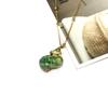 Natural Gold-Plated Conch Pendant Necklace - Colorful Shell & Clavicle Design