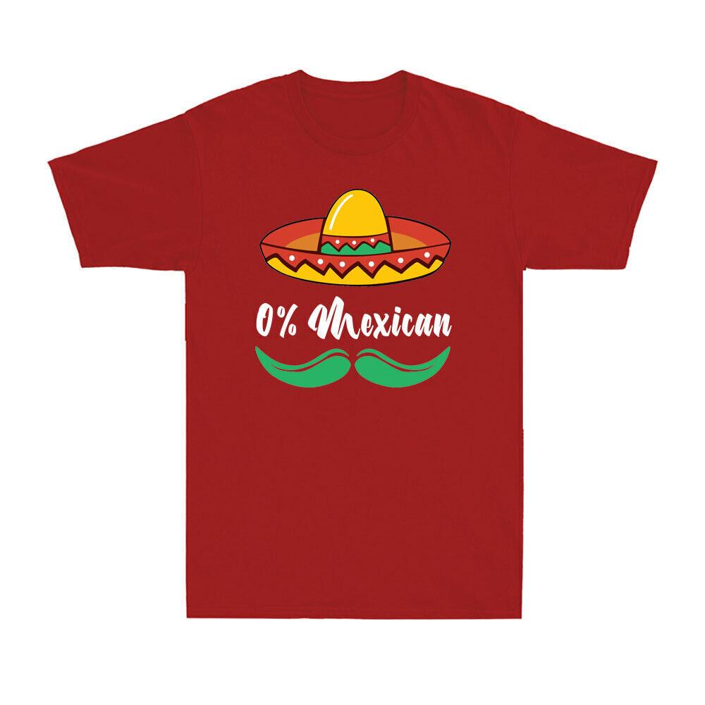0% Mexican Cinco De Drinko Tee Party Funny Cinco De Mayo Novelty Unisex T-Shirt S
