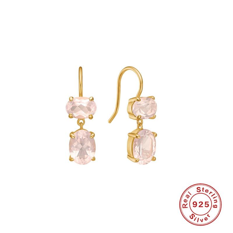 

Sweet Sugar Cube Earrings Sweet Jelly Beans Gentle Ear Hook Earrings Commuter S925 Sterling Silver Earrings 925 Silver