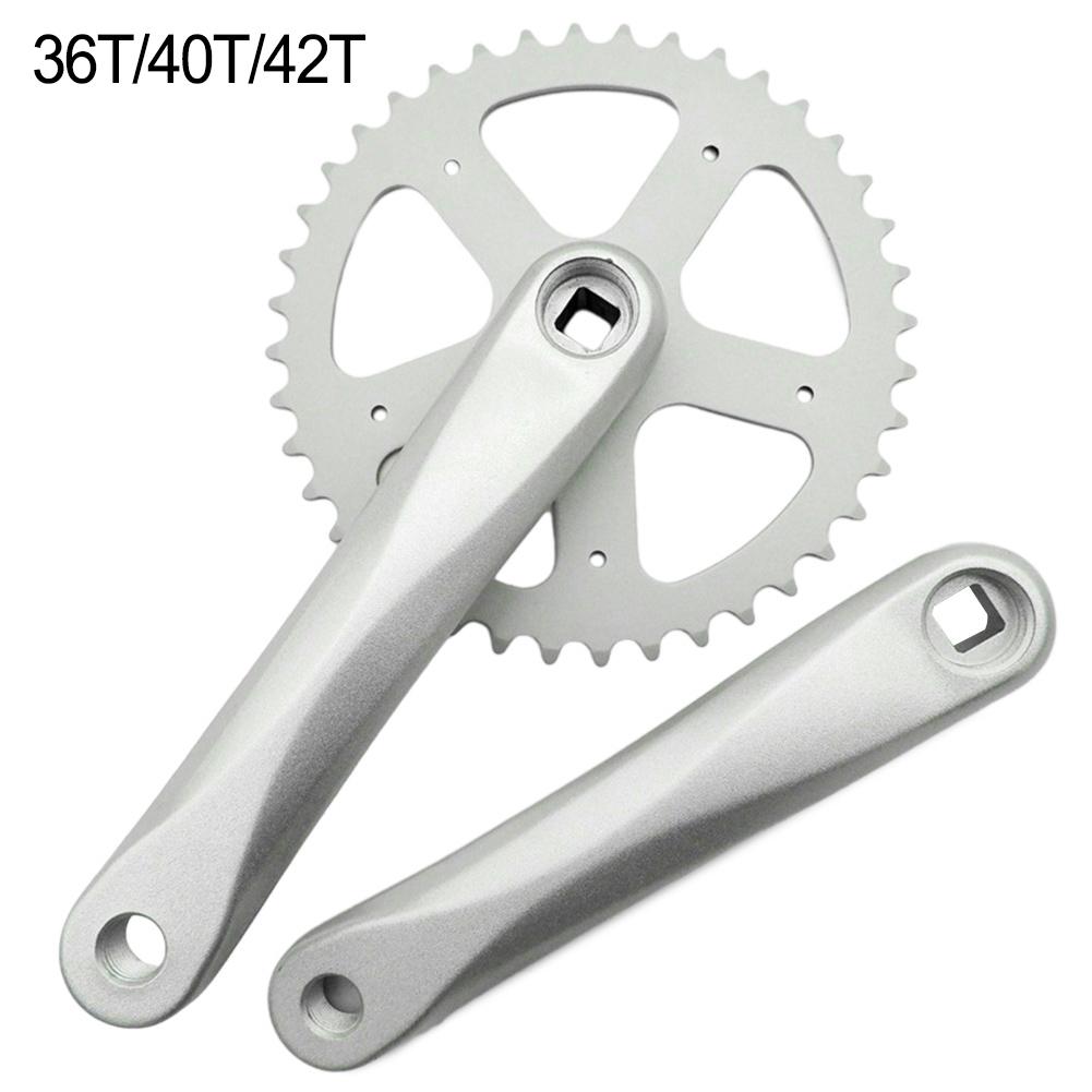 High Quality 170mm Square Taper Chainrings Set Crankset Chainset 40T 36T Crank for Mountain Bikes with Removable Chainrings