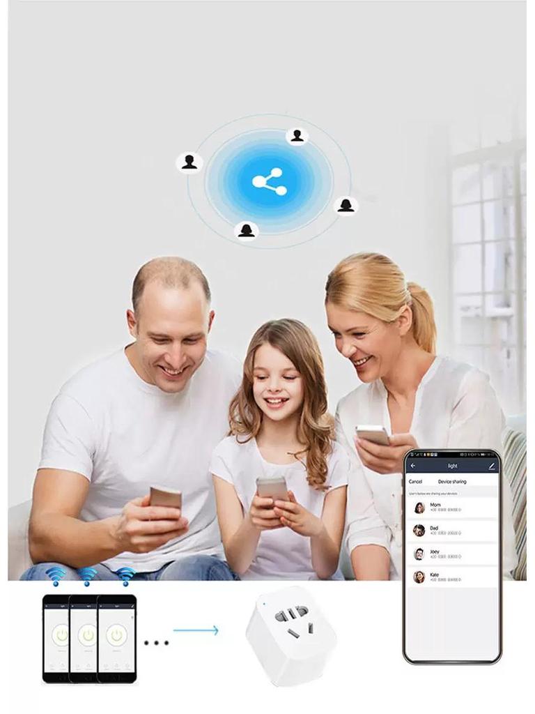 GB Standard Smart WiFi HomeKit Socket with Cozylife APP & Xiao Du Voice Control
