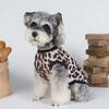 2025 latest pet leopard print vest dog dog cat summer home going out vest, breathable and comfortable, suitable for small and me