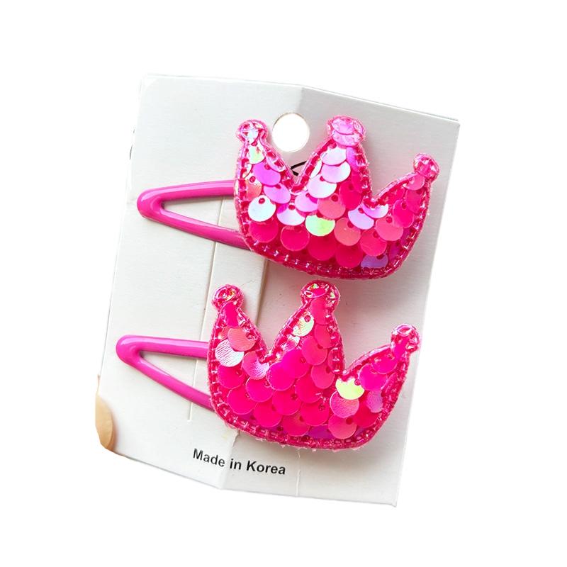 2 ST Nya Prinsessan Fjälligt Hjärta Flickor Hårnålar Härliga Barn Huvudbonader Hårspännen Hårklämmor Barrettes Håraccessoarer