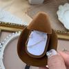 Kreative Cowboy-Hut-Form-Ring-Box, Samt, braun, Schmuck-Display, Aufbewahrungskoffer, Ringe-Halter
