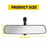 10" Interior Rear View Mirror Replacement Fit Day Auto Universal Night Panoramic
