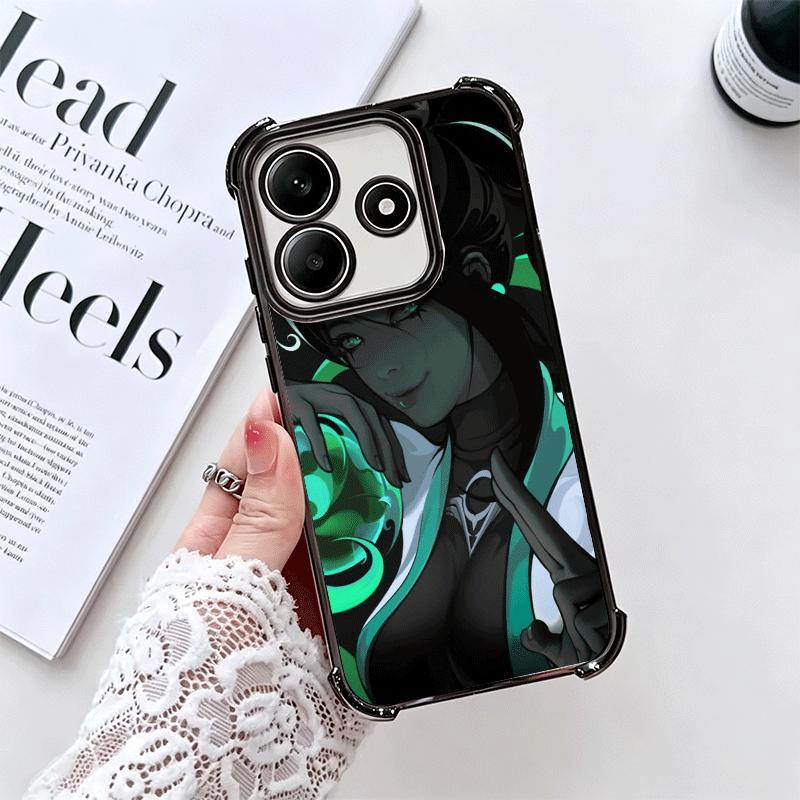 V-Valorant Sage Soft Phone Case For Xiaomi Redmi Note 14 15 Pro Plus 13 12 11S 11T 5G 10 9S 9 Plating Anti-Fall Fundas