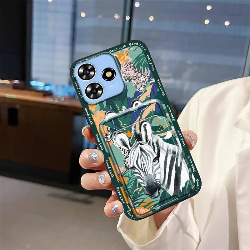 Waterproof Fashion Design Phone Case For ZTE Blade A73 4G/V50 Smart/V50 Design 4G/Axon50Lite Card Bag Back Cover Cartoon