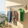 Large Capacity Retractable Laundry Drying Rack Stainless Steel Laundry Organizer  Tower