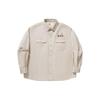 Li Ning Shirts Men's Oat Gray Moderate Other ASHU039-2