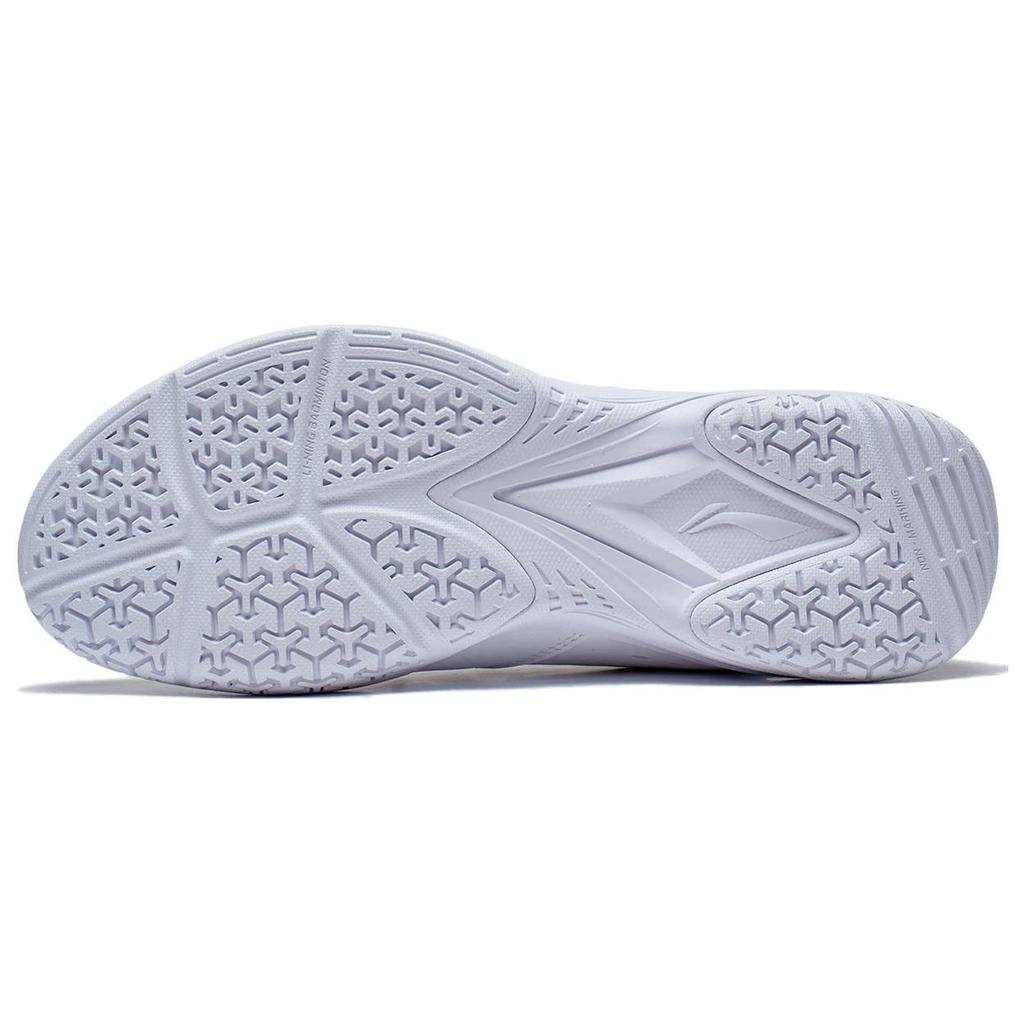 New LiNing Ace V Collection Anti Slip And Wear Resistant Breathable Low Top Badminton Shoes Unisex White Blue AYTT001-3