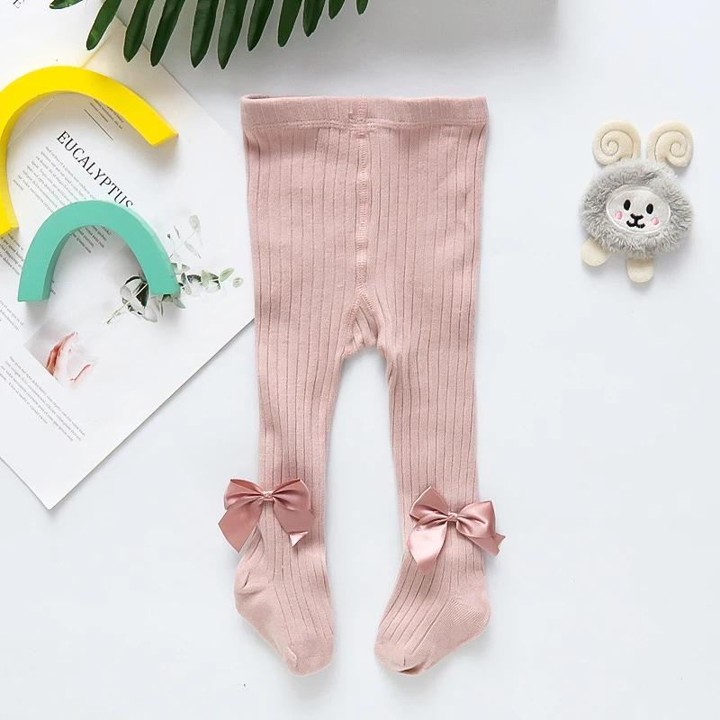 

3/1 PCS/Set Kids Tights Spring Autumn Princess Bowknot Girls Fashion Comfortable Breathable Cotton Pantyhose for Babies Stocking 0 to 1 year