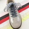 1Pair Women's  Soft Casual Flat Shoestrings for Sneaker 2.5CM Wide Shoe Accessories Shoe Laces Silk Satin Ribbon Shoelaces