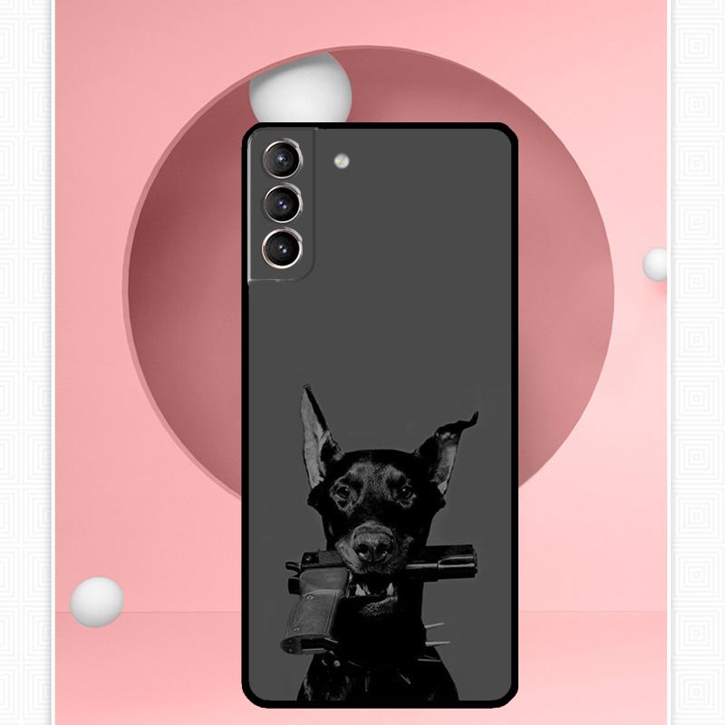 Dachshund Doberman Dog Case For Samsung Galaxy S25 Ultra S20 S21 S22 S23 S24 Ultra S9 S10 Plus S25 FE Cover Funda