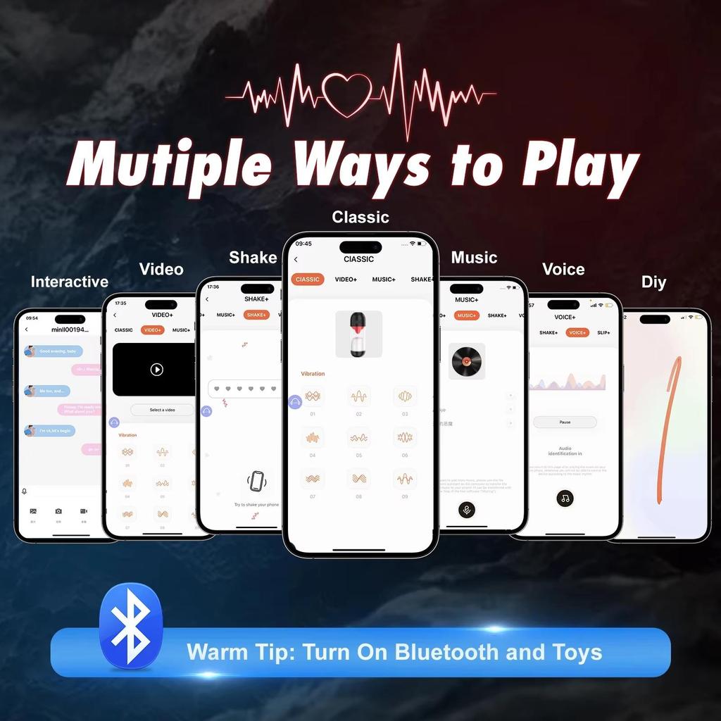 Sex Machine Male Masturbator Cup 360° Tongue Licking Vibrator APP Control Pocket Pussy Penetration Red Lips Sex Toys for Men