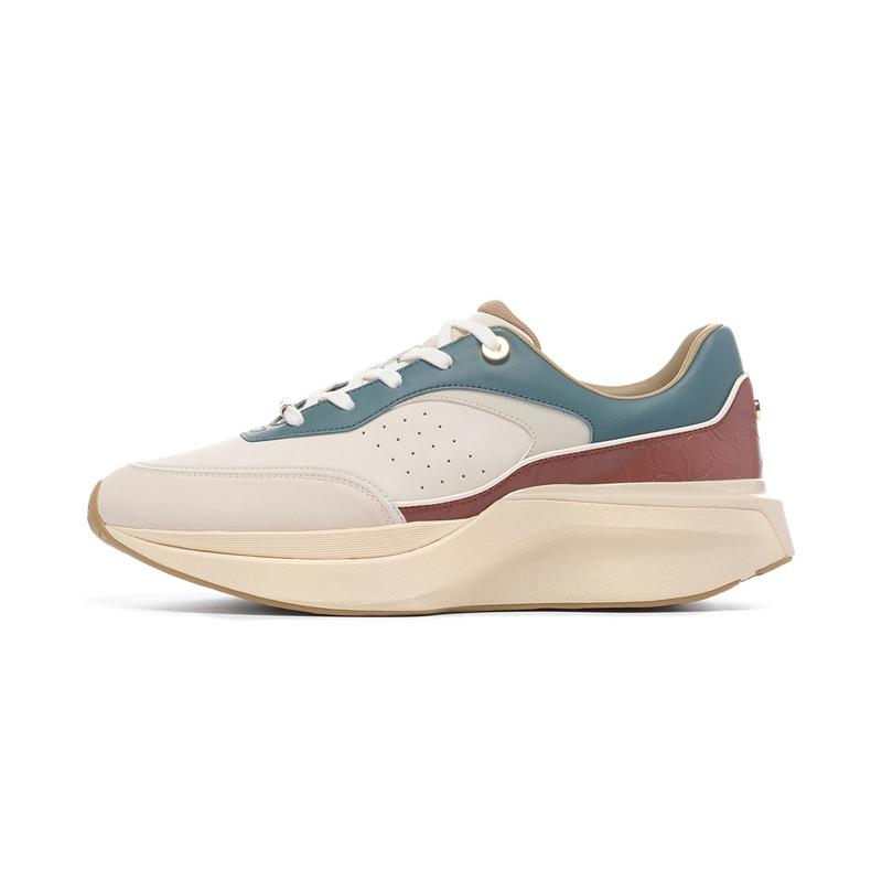 Li-Ning 1990 Xuanji Lightweight High Resilience Shock Absorption Low Top Running Shoes Men sneaker Yellow Green Khaki ALJU001-4