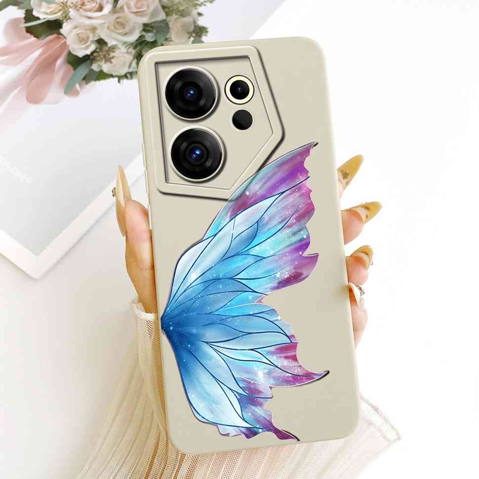 For Tecno Camon 20 Premier 5G Case CK9n Silicone Back Cover For Camon 20Premier 5G Simple Colorful Printing Phone Cases Fundas