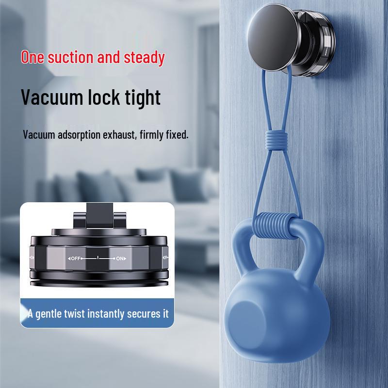 Rotating Magnetic Phone Holder: Portable Vacuum Suction Cup Car Mount with Folding and Lifting Features.