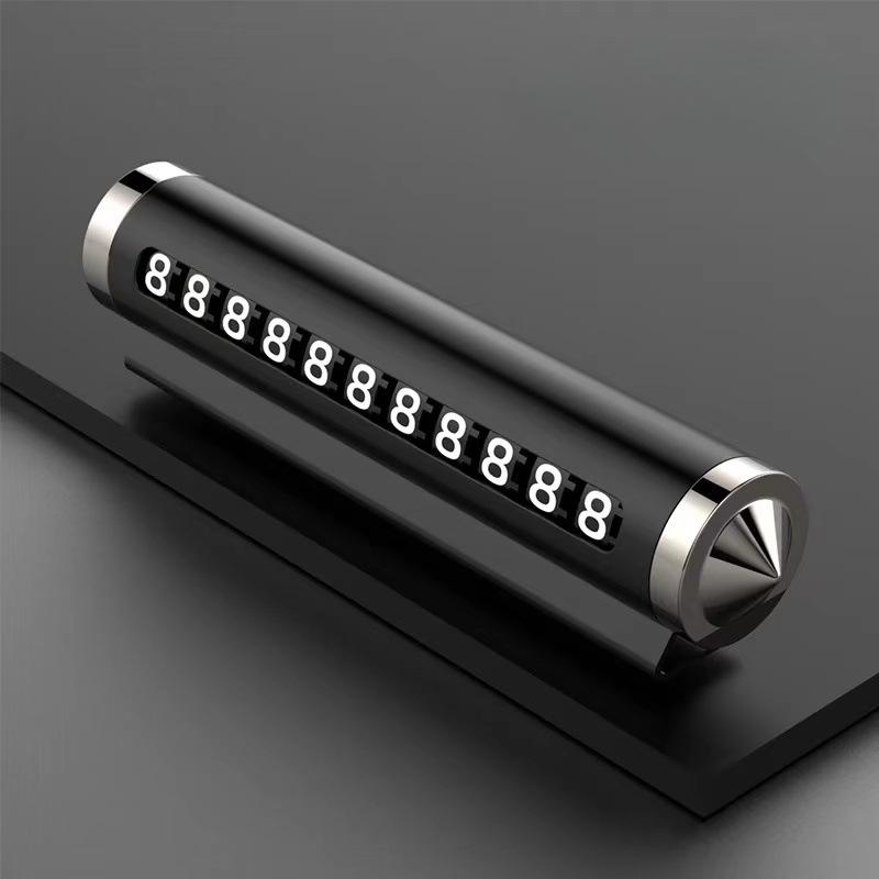 

Временный номерной знак для парковки автомобиля, черный алюминиевый сплав, роликовый регулируемый номерной знак для парковки автомобиля, автомобильные принадлежности чёрный