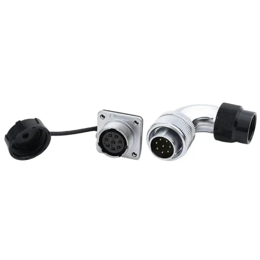 WEIPU WS20 TC+Z 2 3 4 5 6 7 8 9 12 15Pin IP65 Male Plug Female Socket Power Adapter Industrial Automotive Soldering Connector