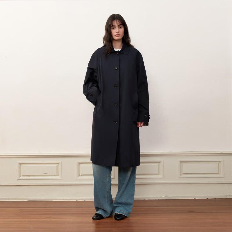 GREEN BELT Copenhagen 26 Mid-Length Trench Coat