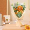 Handmade Knitted Sunflower & Rose Bouquet - Teacher's Day & Graduation Gift