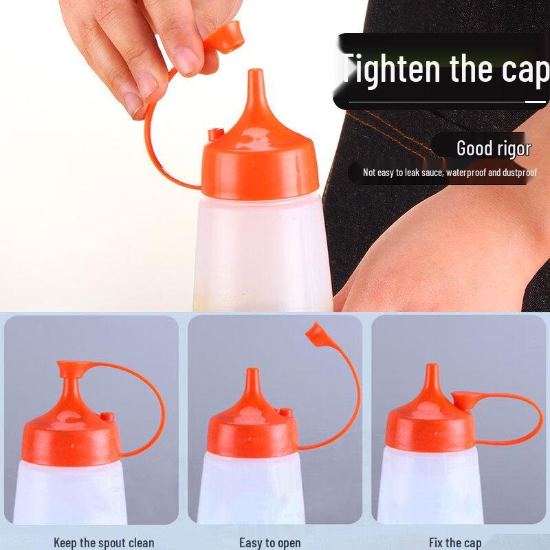 Food Grade Pointed Plastic Squeeze Sauce Bottle