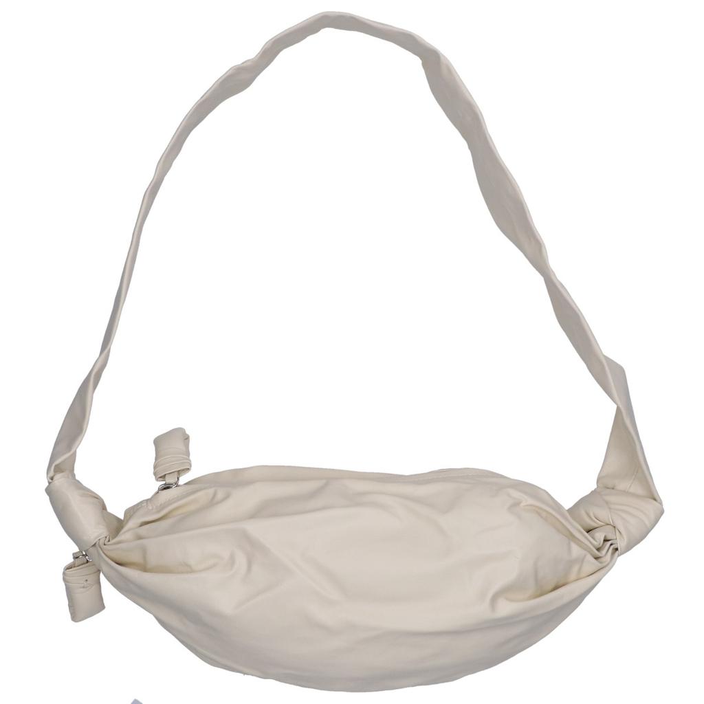 Lemaire BG0092 SMALL SOFT CROISSANT Shoulder Bag IvoryUsed