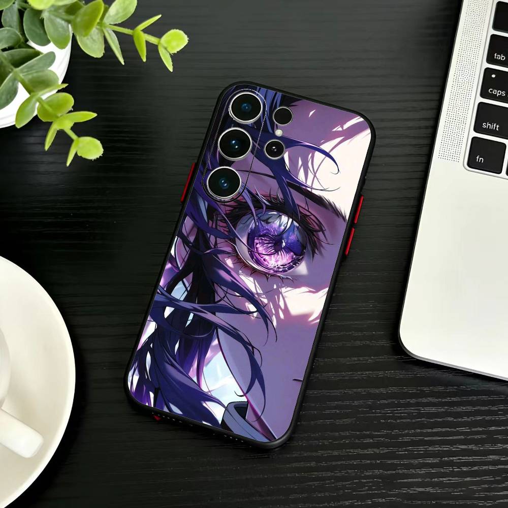 Oshi No Ko A-Anime Cute Phone Case For Samsung S26,S25,S24,S23,S22,S21,S20,S30,Ultra,Plus,Fe,Note,5G Black Cover