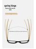 3341 Wood Grain Anti-Blue Light Glasses, Men's & Women's Stylish Japanese-Korean Square Frame, High-Definition Readers.