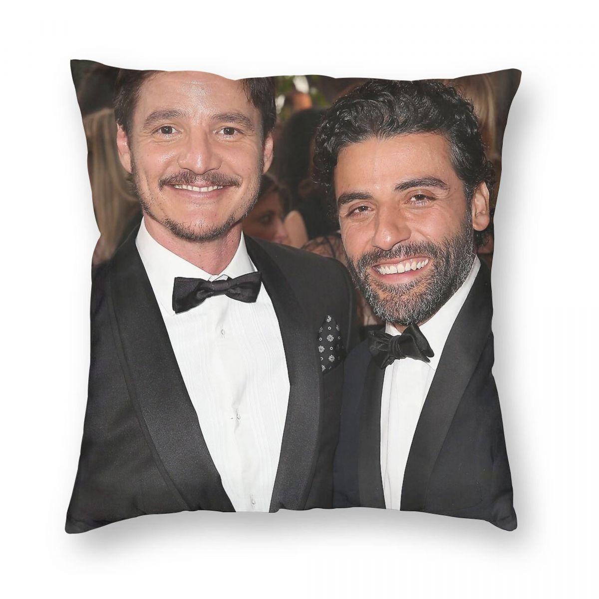 Oscar Isaac Pedro Pascal Square Pillowcase Polyester Linen Velvet Creative Zip Decor Throw Pillow Case Sofa Cushion Cover 30x30cm